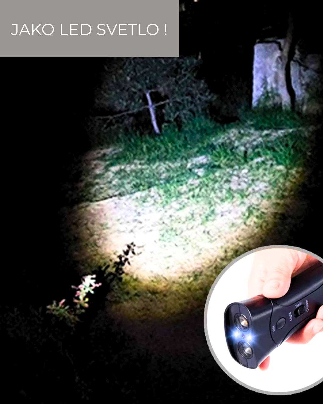 🐕🦺🔦 Snažan Rasterivač Pasa sa LED Svetlom i Zvučnikom!